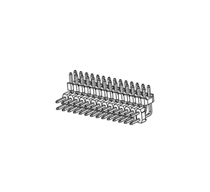 排针PH2.00mm双排双塑90度系列